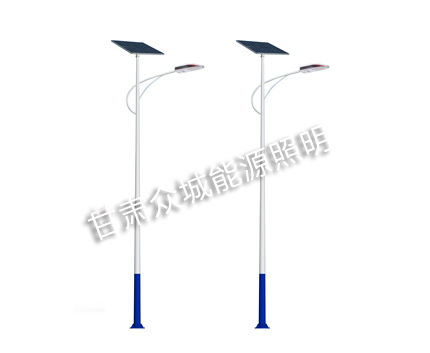 永安坝街道复兴号太阳能led路灯